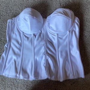 white corset
